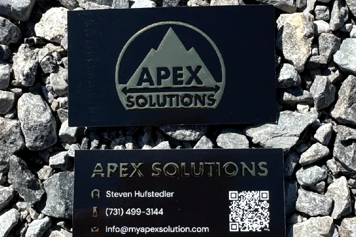 Apex Solutions: Business cards