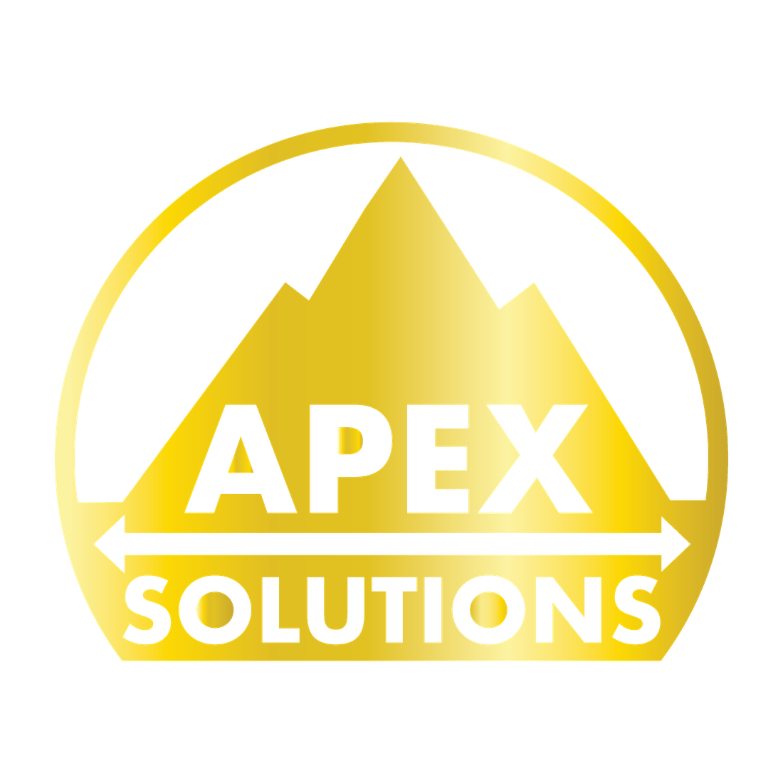 Apex Solutions Main Logo, branding by Compass Studio.
