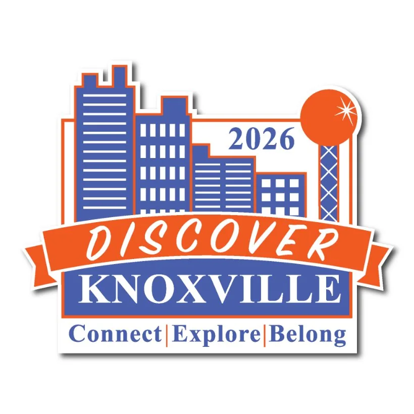 Discover Knoxville logo design by Compass Studio.