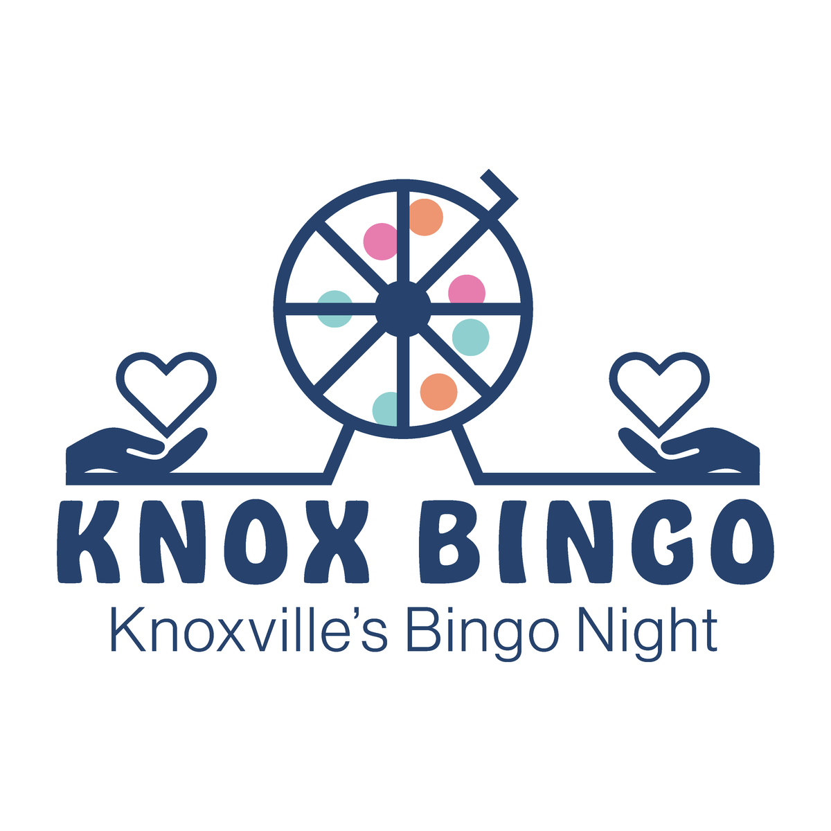 Knox Bingo Vertical Logo, branding by Compass Studio.