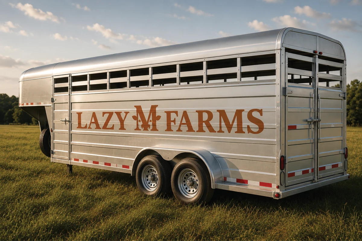 Lazy M Farms: Trailer wrap